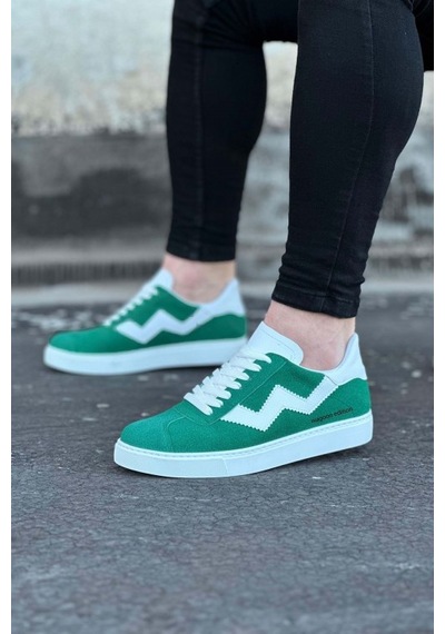 Xramburada 160 Yeşil Erkek Casual Ayakkabı Beyaz - Yeşil