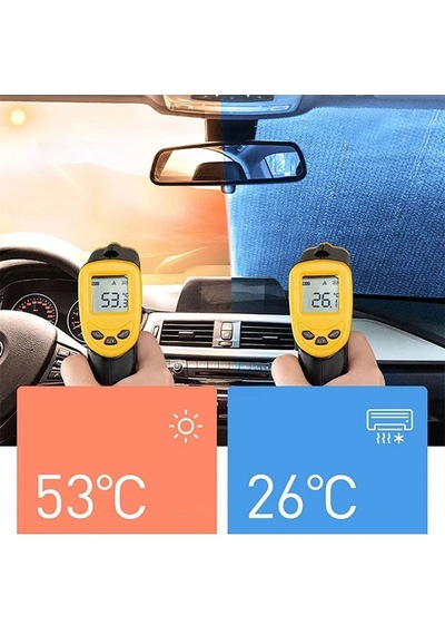 Buradabuldun 120 55 Cm Ambalajlı Vantuzlu Araç İçi Ön Cam Perdesi Katlanabilir Güneşlik