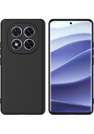 Redmi Note 14 Pro Plus Uyumlu Silikon Kılıf - Esnek Tam Koruma Kapak  - Siyah