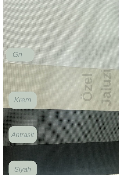 Antrasit Screen Kumaş Dikey Perde Döndürülebilen Tam Açık Ya Da Tam Kapalı Screen Kumaş Dikey Antrasit