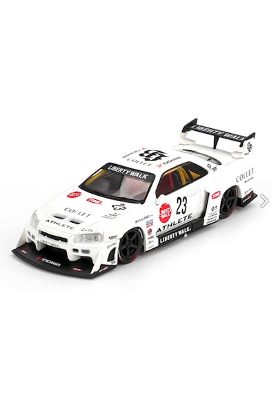 Mini Gt Mini Gt 1/64 Nissan Lb-er34 Super Silhouette Athlete/collet - Blister Paket Mgt01059-bl Beyaz