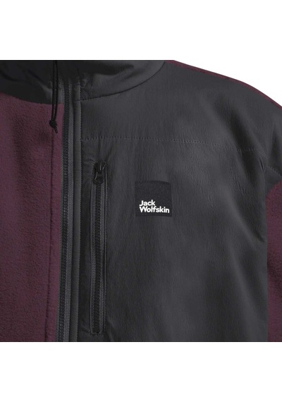 Jack Wolfskın Jack Wolfskin Sumetro Fz Erkek Mor Polar Ceket I0116 Mürdüm