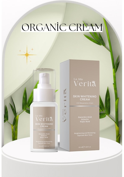 La Mia Verita Aydınlatıcı ve Leke Karşıtı Kolajen Niacinamide ve Kojik Asit İçerikli Cilt Beyazlatıcı Krem 50 ML