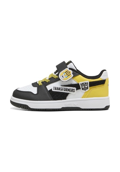 407760-01 Puma Rebound Slam Transformers Ac Ps Çocuk Spor Ayakkabı Siyah 407760-01 Siyah - Sarı