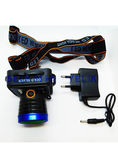 Gold Silver Gs-240 Kafa Feneri 20 W Led Siyah