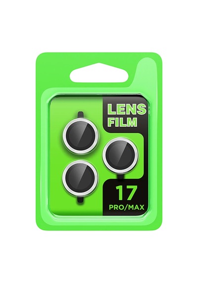 Apple İphone 17 Pro Raze Metal Kamera Lens - Gümüş -