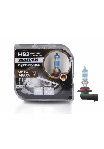 Hb3 Ampulperforman Ampulü Nv +%150 Fazla Işık Ve %20 Beyaz Işık 1