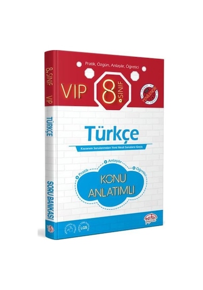 8.Sınıf VIP Türkçe Konu Anlatımlı- Editör