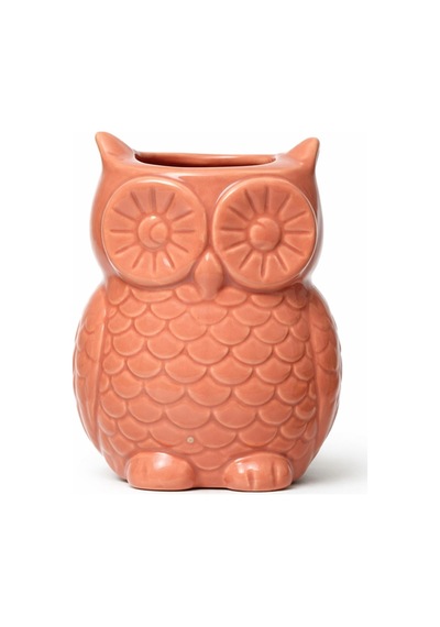 Mıknatıslı Mini Baykuş Saksı, Pembe