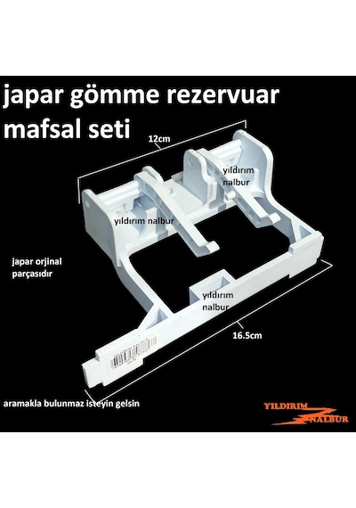 Japar Gömme Rezervuar Büyük Mafsal Takımı Kaldırma Kolları