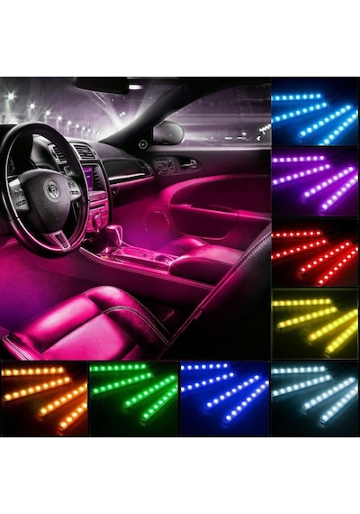 Usb Girişli Ayak Altı Led Sese Duyarlı Led Müziğe Duyarlı 9 Led (505533860)