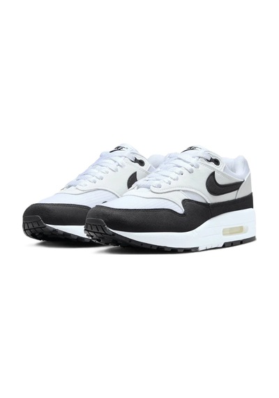 Nike Air Max 1 Womens Sneaker Kadın Günlük Spor Ayakkabı Siyah- Beyaz Beyaz