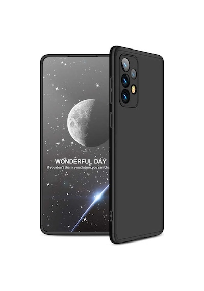 Samsung Uyumlu Galaxy A73 Kılıf Zore Ays Kapak Siyah