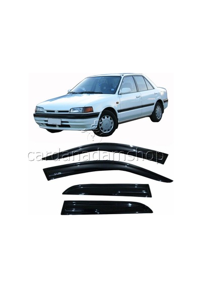 Mazda 323 Sedan 1990-1997 Cam Rüzgarlığı 4 Parça Tam Uyumlu Kalıp