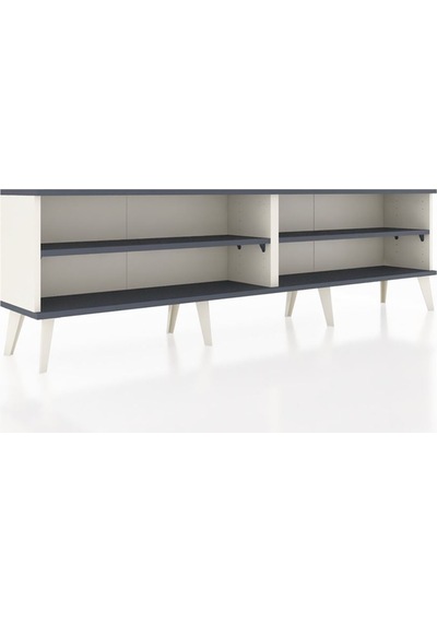 Arges Tv Ünitesi 2 Raflı 176x30x51 Aytaşı-antrasit/antrasit Antrasıt/antrasıt