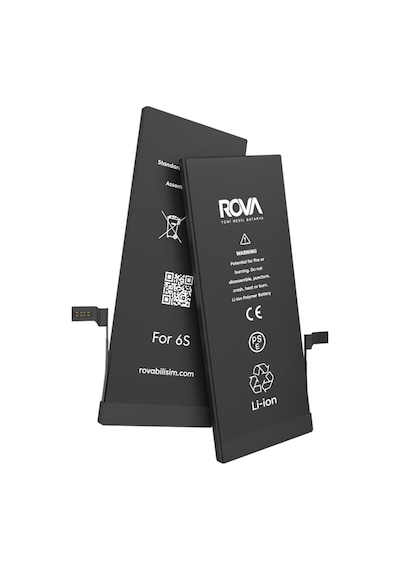 Rova Apple Uyumlu iPhone 16 Pro Max Yüksek Kapasiteli Batarya Pil 5050 Mah