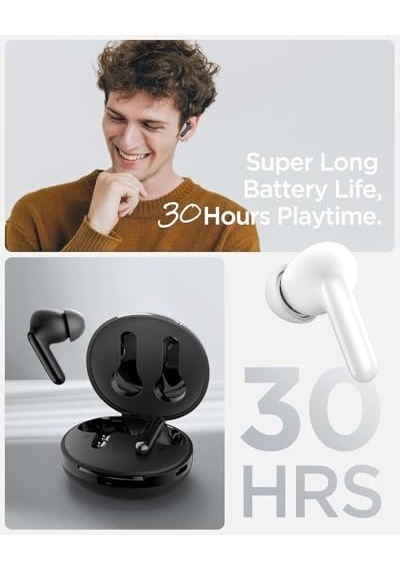 Audio Tws S10 Bluetooth Kablosuz Kulaklık - Anc Aktif Gürültü Engelleme + Enc 6 Mikrofon - 10mm Sürücü - 30 Saat Genel