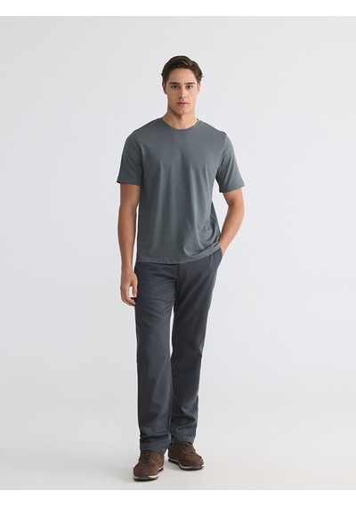 Lcwaıkıkı Classic Yeşil Regular Fit Basic Erkek Dry Touch Tişört