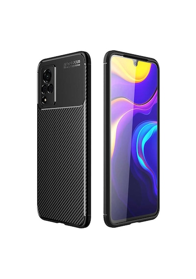 Nourthkiingdom Vivo V21 Kılıf Nrtk Negro Silikon Kapak - Siyah Siyah