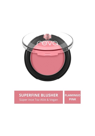 Superfine Blusher Flamingo Pink - Süper İnce Toz Allık 7,5 Gr - No: 703 - Vegan & Temiz İçerik Çok Renkli