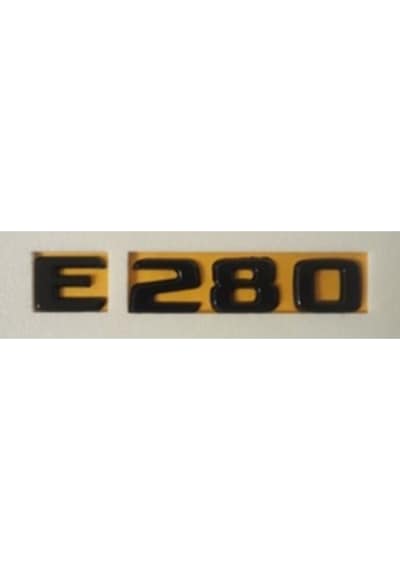 Mercedes Uyumlu Yazı E 280 Siyah