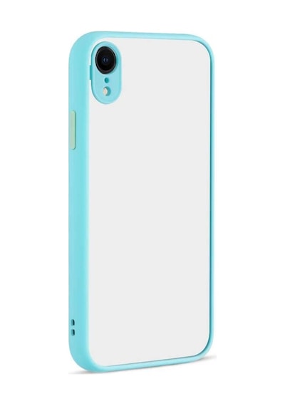 Apple Uyumlu iPhone XR 6.1 Kılıf Zore Hux Düğme Ve Kapak Zıt Renk Kılıf