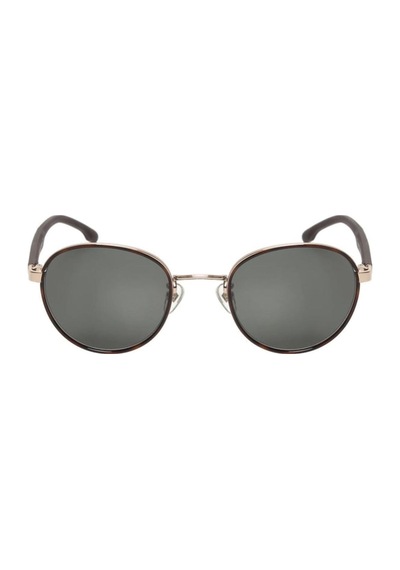 Ferfarini Ff 1398 103p 52 Kadın Oval Gold Metal Güneş Gözlüğü Altın