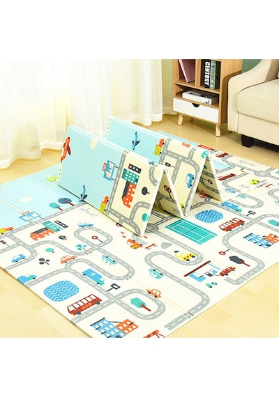 Delt Katlanabilir Çocuk Bebek Oyun Matı Oyun Aktivite Halısı - 150x200x1 Cm Taşıma Çantalı