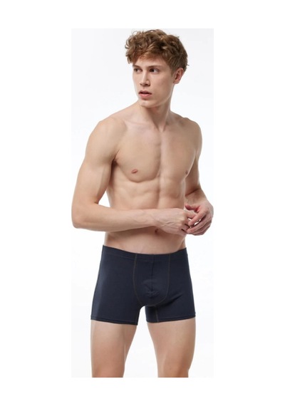 Malabadi 058 Erkek Modal Likralı Boxer-Füme
