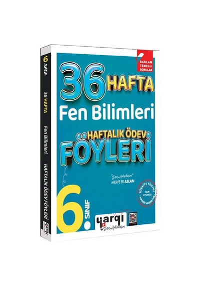 6. Sınıf Fen Bilimleri 36 Haftalık Ödev Föyleri Yargı Ders Arkadaşım