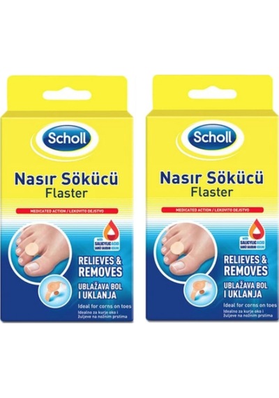 Scholl Su Geçirmez Nasır Sökücü Flaster 2'li