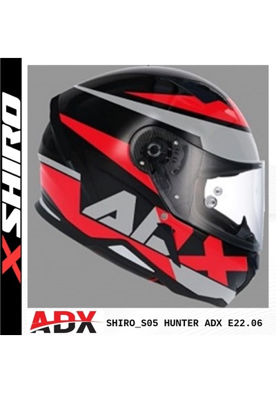 Shiro Fullface Hunter Adx Motosiklet Kaskı Kapalı Grafik