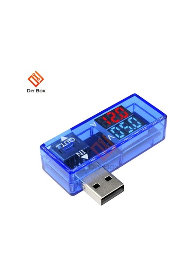 Kırmızı-mavi-led Dijital Voltmetre Ampermetre Dc 100v 10a Akım Gerilim Ölçer Usb Şarj Cihazı