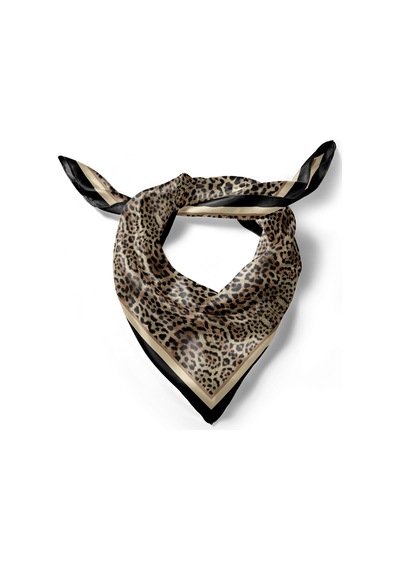 Leopar Desen Bandana/fular Çok Renkli