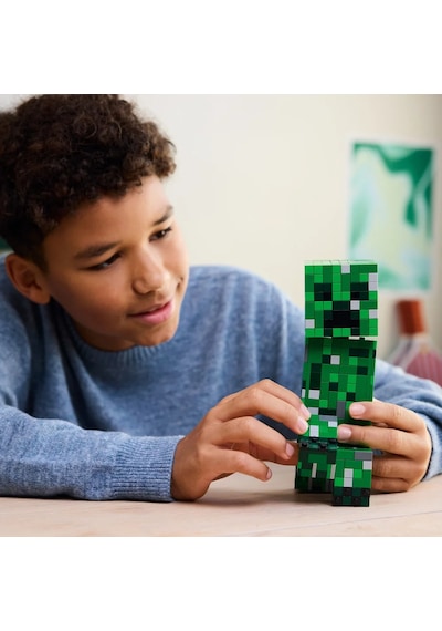 LEGO® Minecraft® Creeper™ 21276 - 10 Yaş ve Üzeri Çocuklar için Video Oyunu Temalı Aksiyon Figürü İçeren Yaratıcı Oyuncak Yapım Seti(665P)