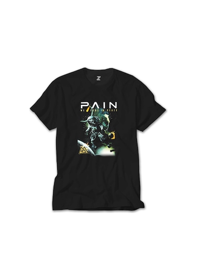 Pain We Come in Peace Siyah Tişört Siyah