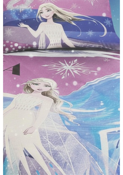 Özdilek Frozen Snow Disney Lisanslı Lastikli Fitted Çarşaf Çocuk Nevresim Takımı Tek Kişilik - Krem Krem