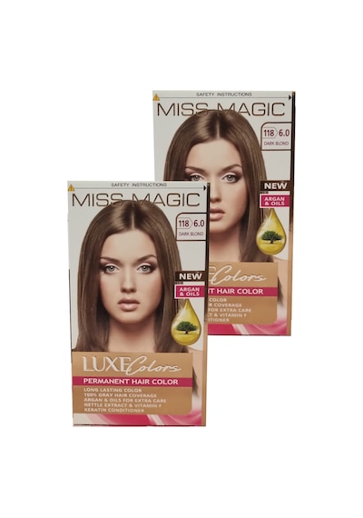Miss Magic Saç Boyası 6.0 Koyu Kumral Sarı 2'li