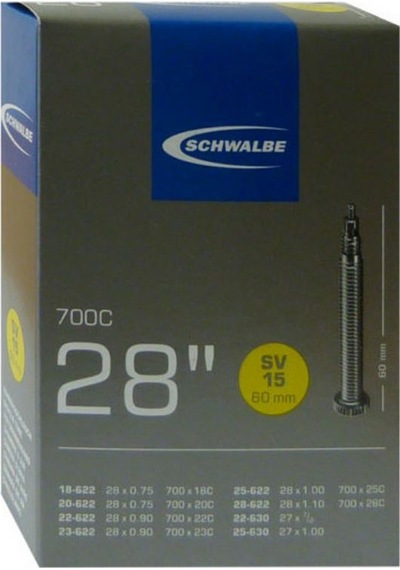 Schwalbe Uzun İnce Sibop İç Lastik Sv15 60mm700x18-28c