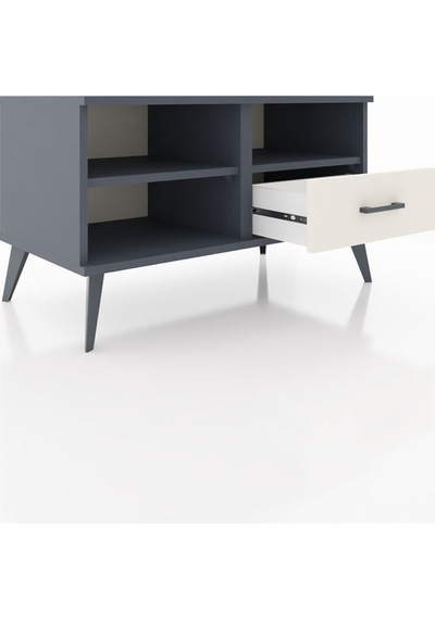Hyperion Şifonyer 2 Raflı Tek Çekmeceli 88x44x48 Antrasit-antrasit/aytaşı Antrasit/aytaşı Hyperion Şifonyer 2 Raflı Tek Çekmeceli 88x44x48 Antrasit-antrasit/aytaşı Antrasit/aytaşı