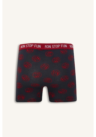 Defacto Regular Fıt Desenli 3'lü Boxer B4782AX24WN Sarı
