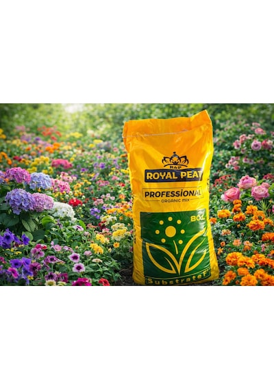 R&p Royal Peat 80 Litre Premium Özel Perlitli Bitki Toprağı İç Ve Dış Mekan Saksı,çiçek,çim,fideleme,toğumlama 80 L
