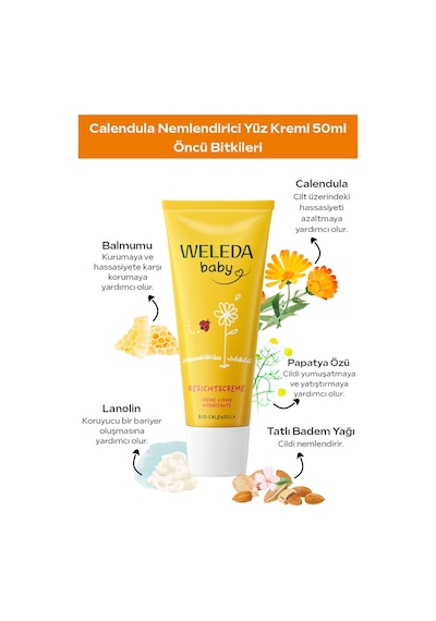 Weleda Calendula Organik Yüz Kremi 50 ml