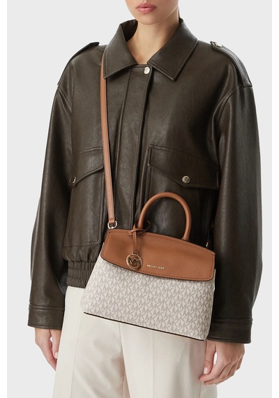Michael Kors Logolu Çıkarılabilir Askılı Çanta 30t6gx7s1b149 Kadın Çanta 30t6gx7s1b 149 Ekru