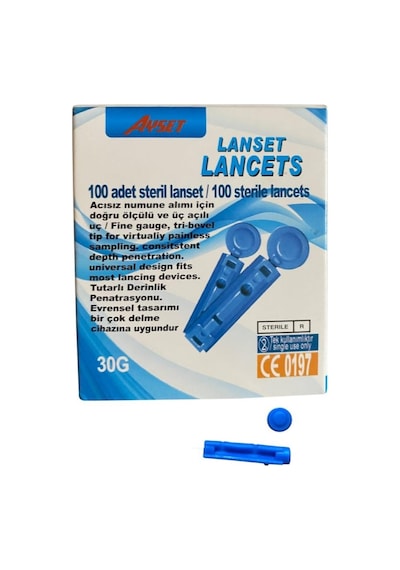 Ayset Lanset Parmak Delme İğne Ucu
