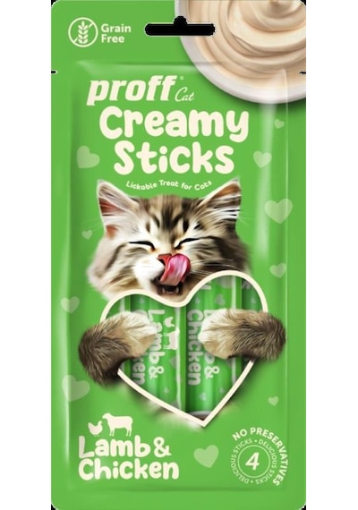 Proff Creamy Kuzu ve Tavuklu Kedi Ödülü 4'lü