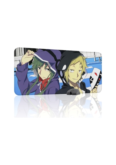 Kagerou Project Kaymaz Dikişli Kauçuk Oyuncu Mousepad V1 - 90x40 Xxl Gaming Mouse Pad Fare Altlığı