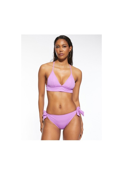 Koton Bikini Üstü Bralet Çapraz Askılı Kaplı Mor 3sak10130bm 3SAK10130BM357