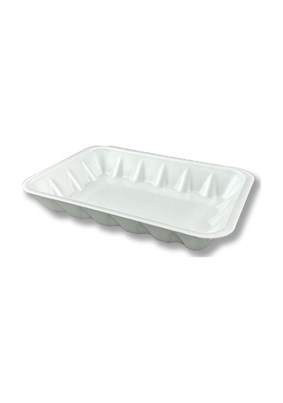 3000gr Köpük Tabak Kap - Balıkçı Kabı - Kasap Kabı Et Tabağı 100 Adet