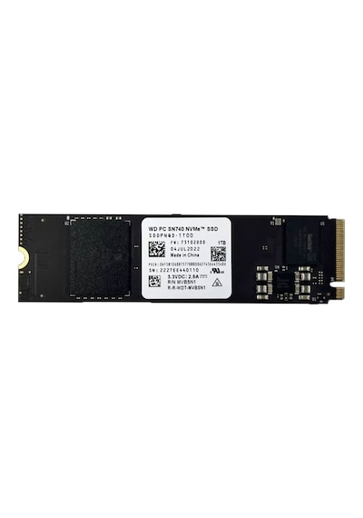 Wd Sn740 512gb 3000/2400 Mb/s M.2 22x80 Nvme Ssd Siyah